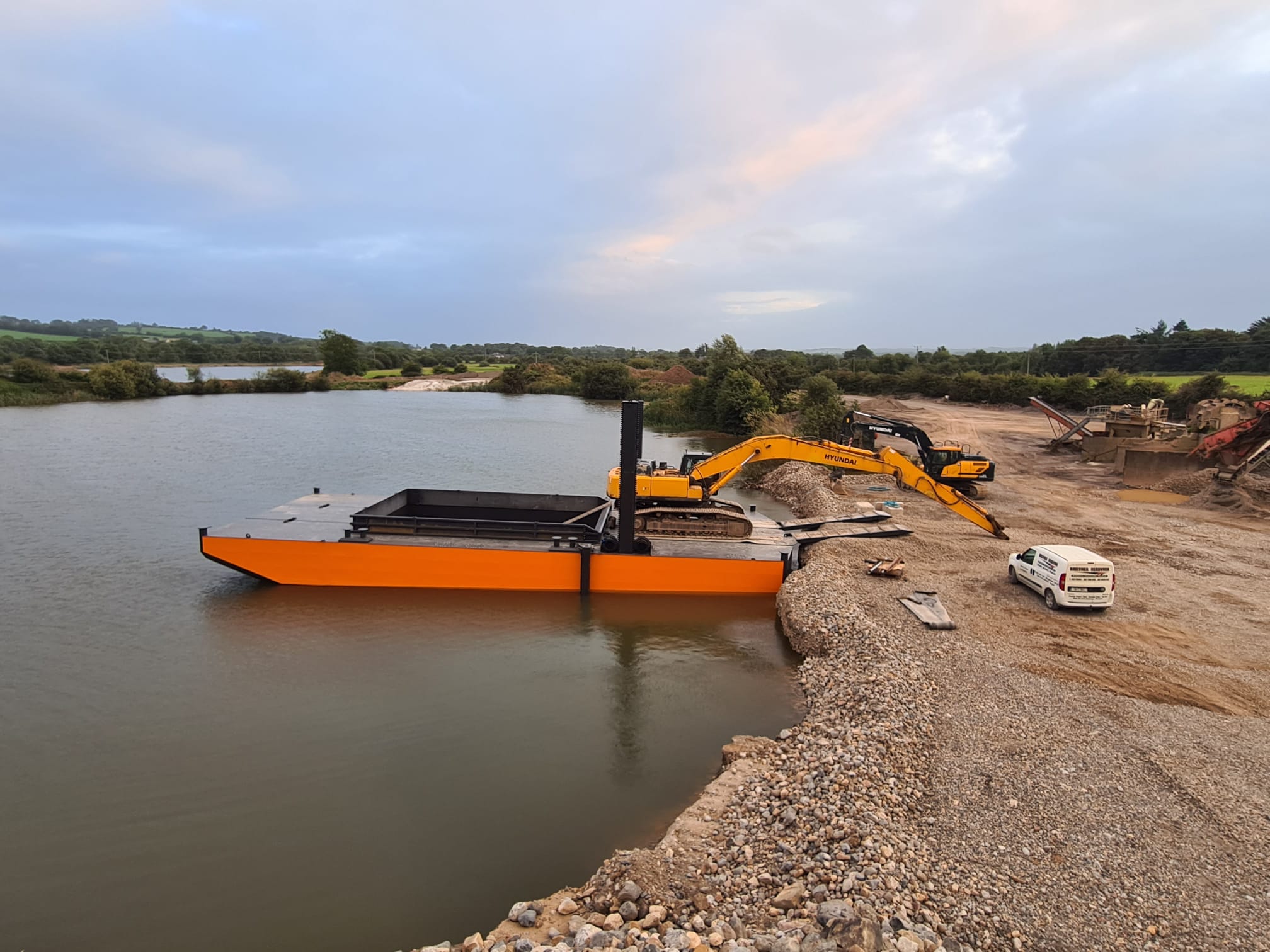 Deck Barges with Coaming (Bin Walls)