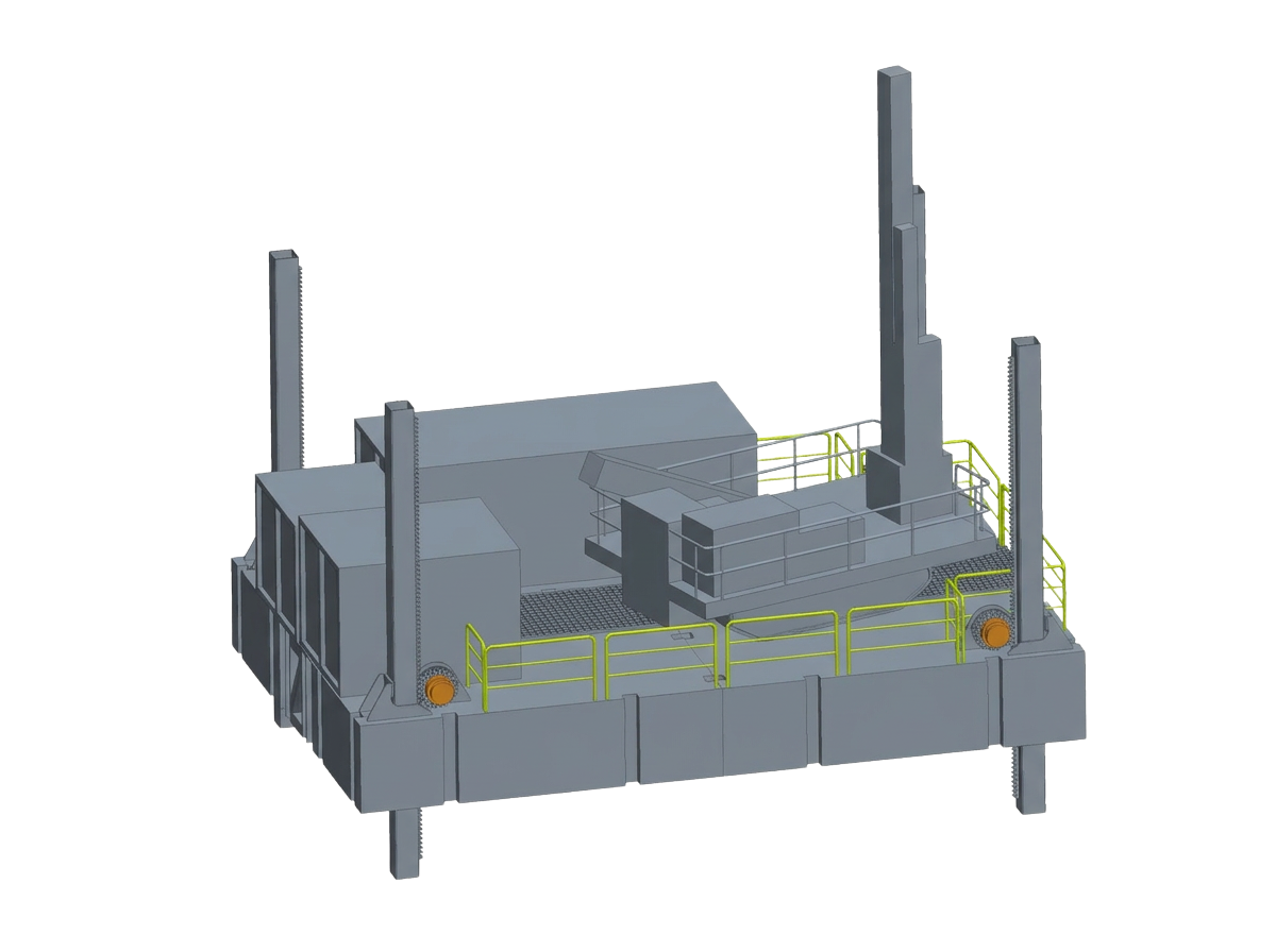 JU-128 - Compact modular jack-up platform