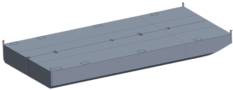 DB-161c - Steel Work Pontoon - Cargo configuration