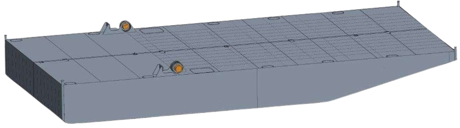 DB-242 - Steel Work Pontoon with spuds