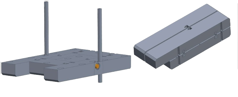 FWP-101 - Floating Work Platform with spuds