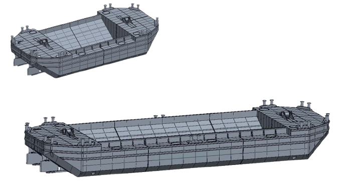 SHP-128-m - Split Hopper Barge (modular)